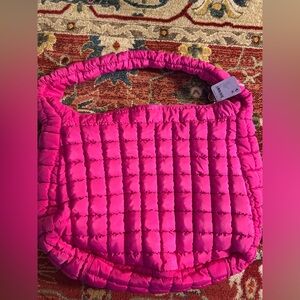 Free people quilted carryall bag